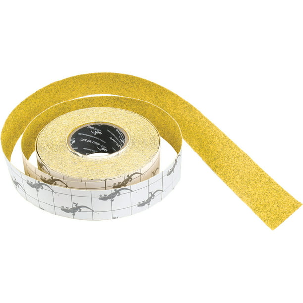 INCOM Anti-Slip Traction Yellow Hazard Tape Roll 4" x 60' 